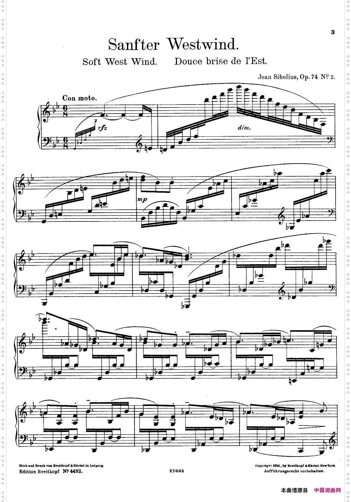 4LyricPiecesOp·744首抒情小品·2_4 Lyric Pieces Op·744首抒情小品·2