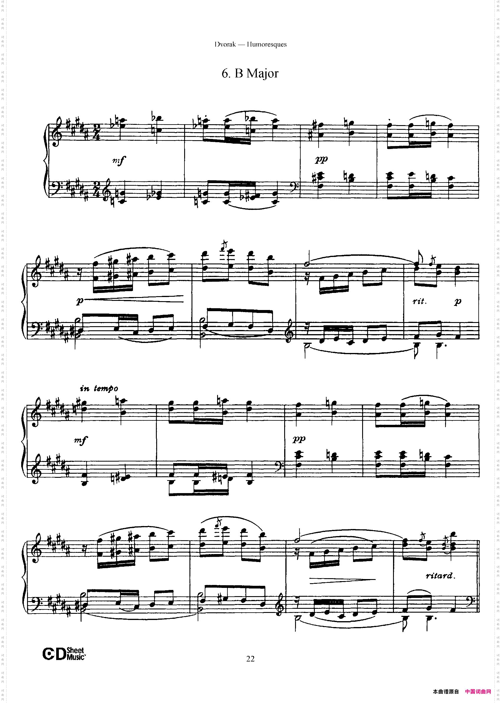 8HumoresquesOp.1018首幽默曲·6_8 Humoresques Op.1018首幽默曲·6