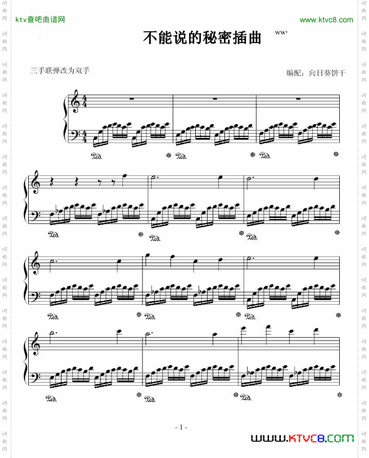 不能说的秘密插曲