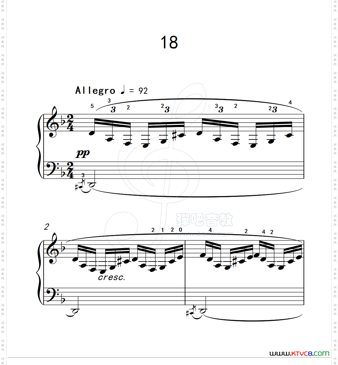 练习曲18克拉莫钢琴练习曲60首_练习曲 18克拉莫钢琴练习曲60首