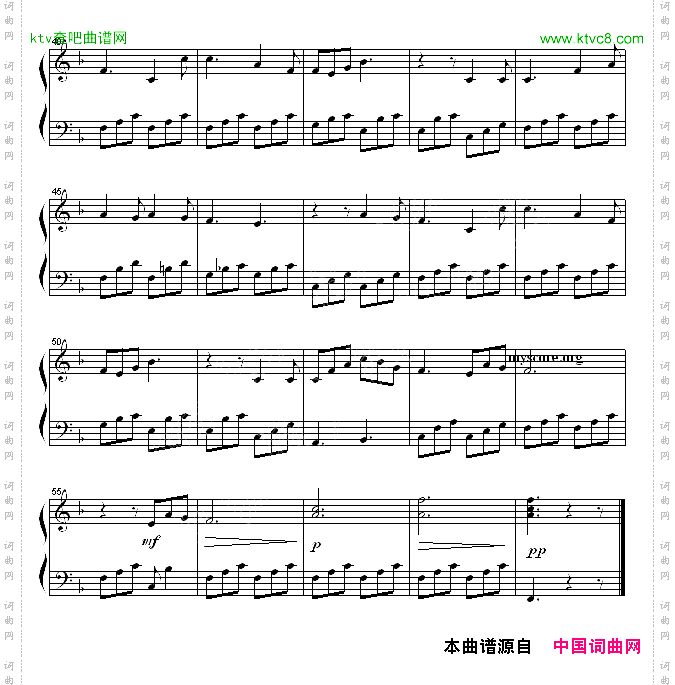 囚徒合唱选自歌剧《纳布科》、钢琴小曲