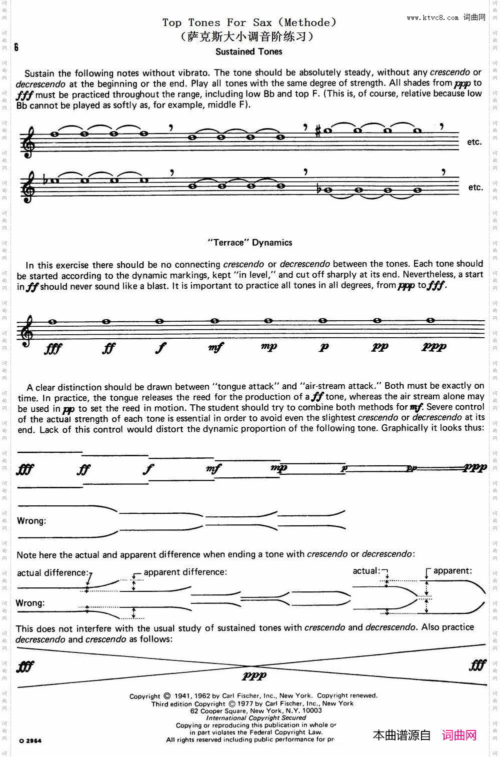 TopTonesForSaxMethode萨克斯大小调音阶练习_Top Tones For SaxMethode萨克斯大小调音阶练习