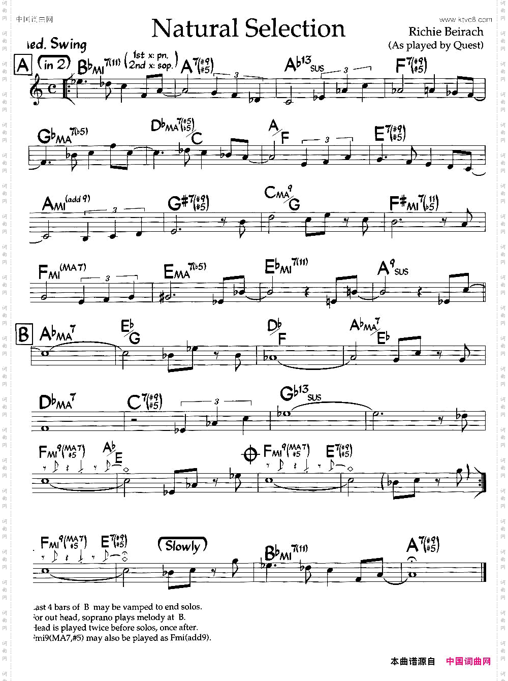 NaturalSelection爵士钢琴曲_Natural Selection爵士钢琴曲