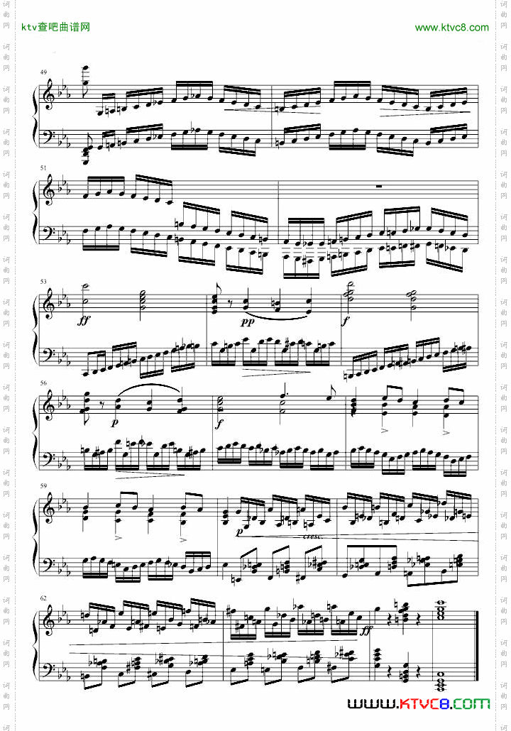 李斯特练习曲Op.6,No.8