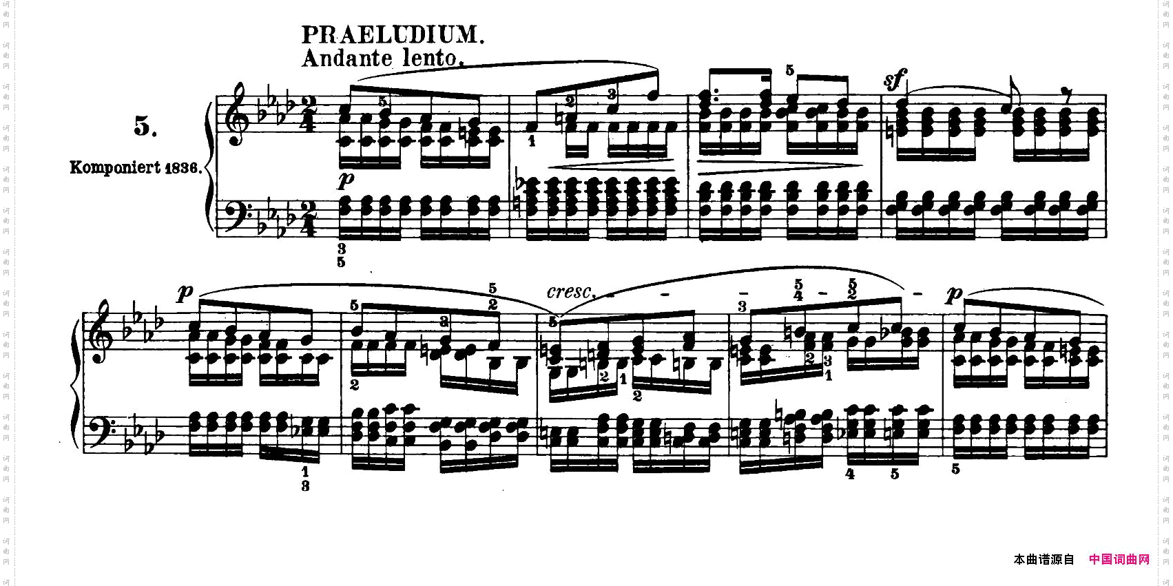 6PreludesFuguesOp·356首前奏曲与赋格·5_6 Preludes  Fugues Op·356首前奏曲与赋格·5