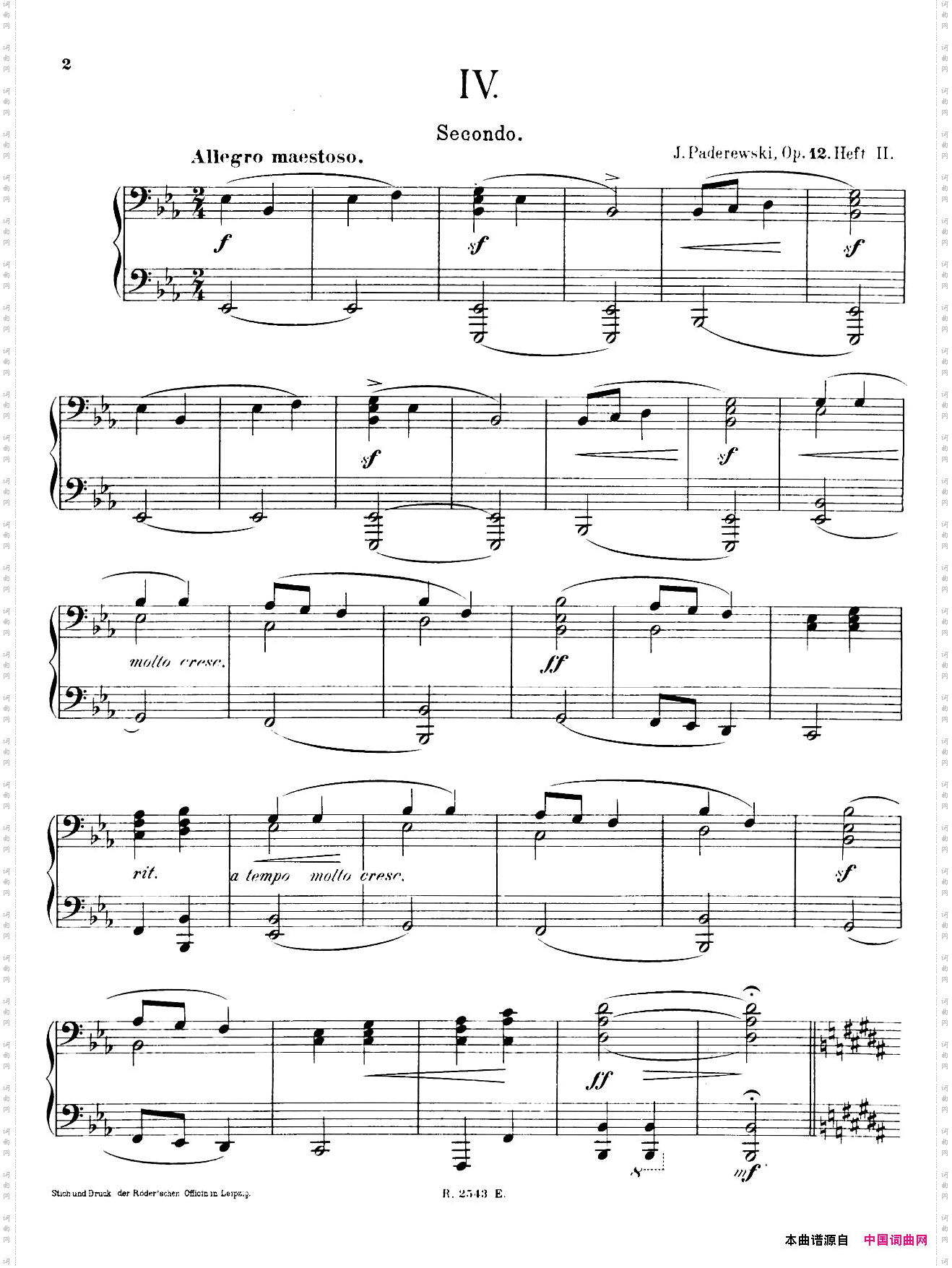 TatraAlbumOp.12塔特拉组曲·Ⅳ·四手联弹_Tatra Album Op.12塔特拉组曲·Ⅳ·四手联弹