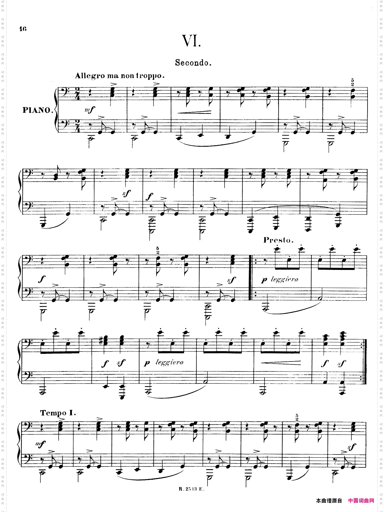 TatraAlbumOp.12塔特拉组曲·Ⅵ·四手联弹_Tatra Album Op.12塔特拉组曲·Ⅵ·四手联弹