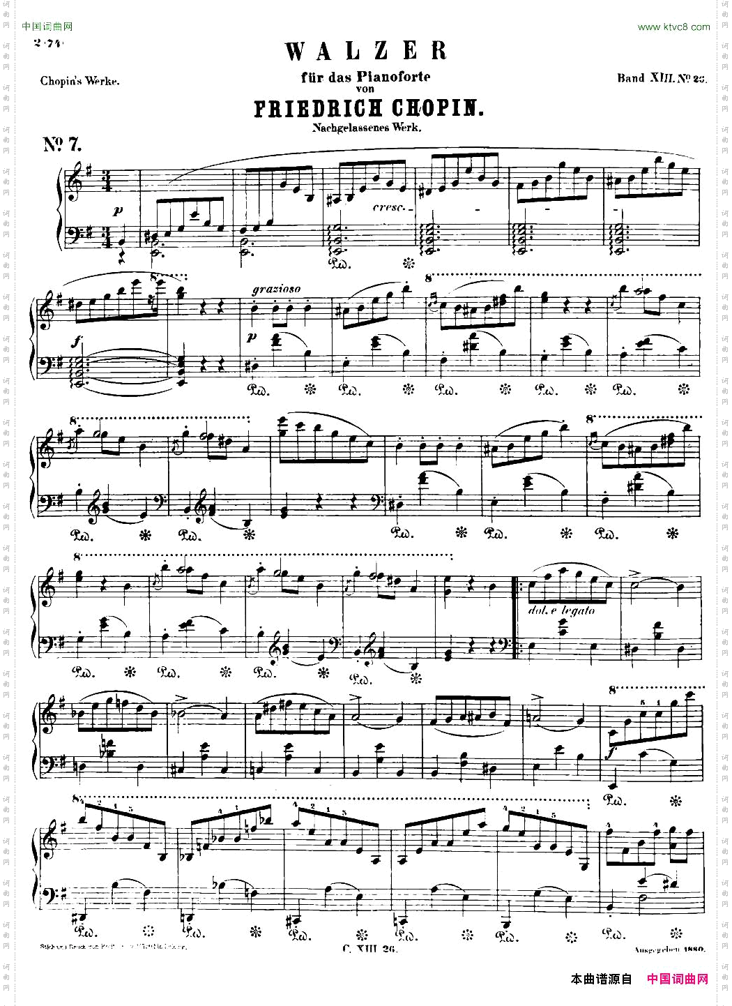 e小调圆舞曲肖邦遗作