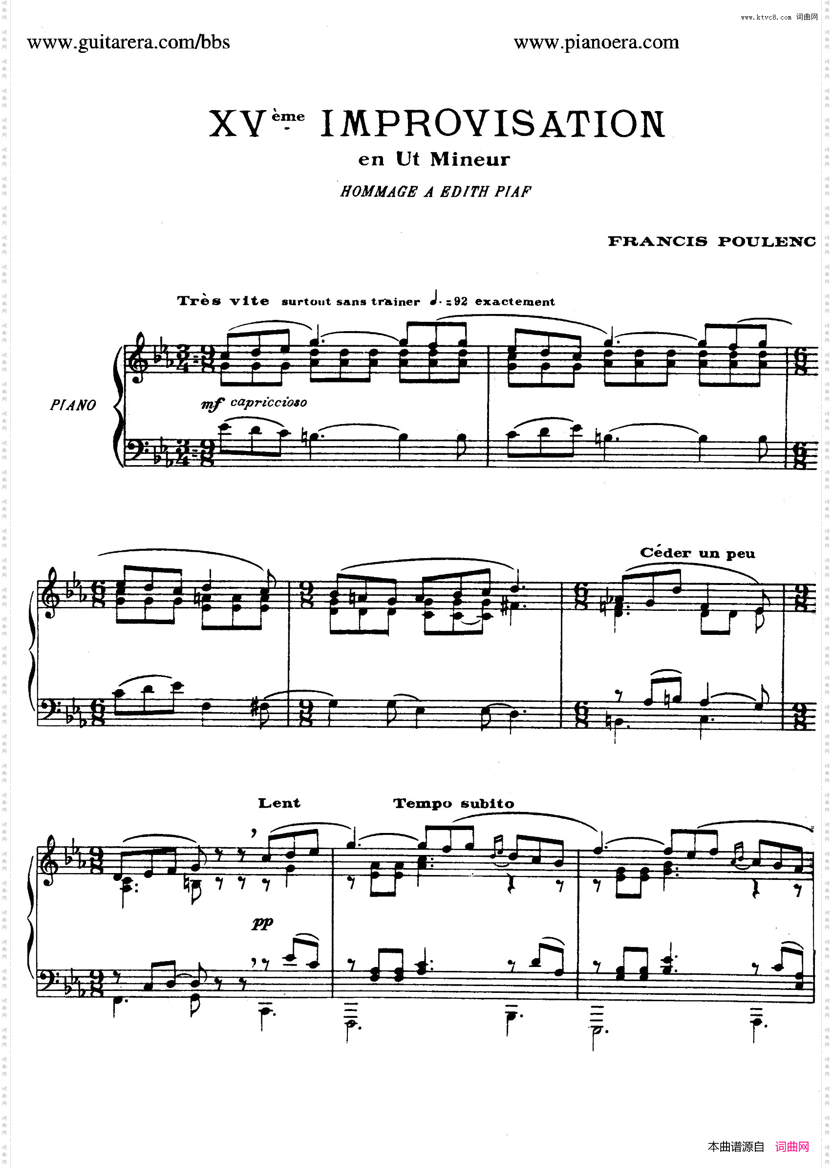 15Improvisations15首即兴曲·XV_15 Improvisations15首即兴曲·XV