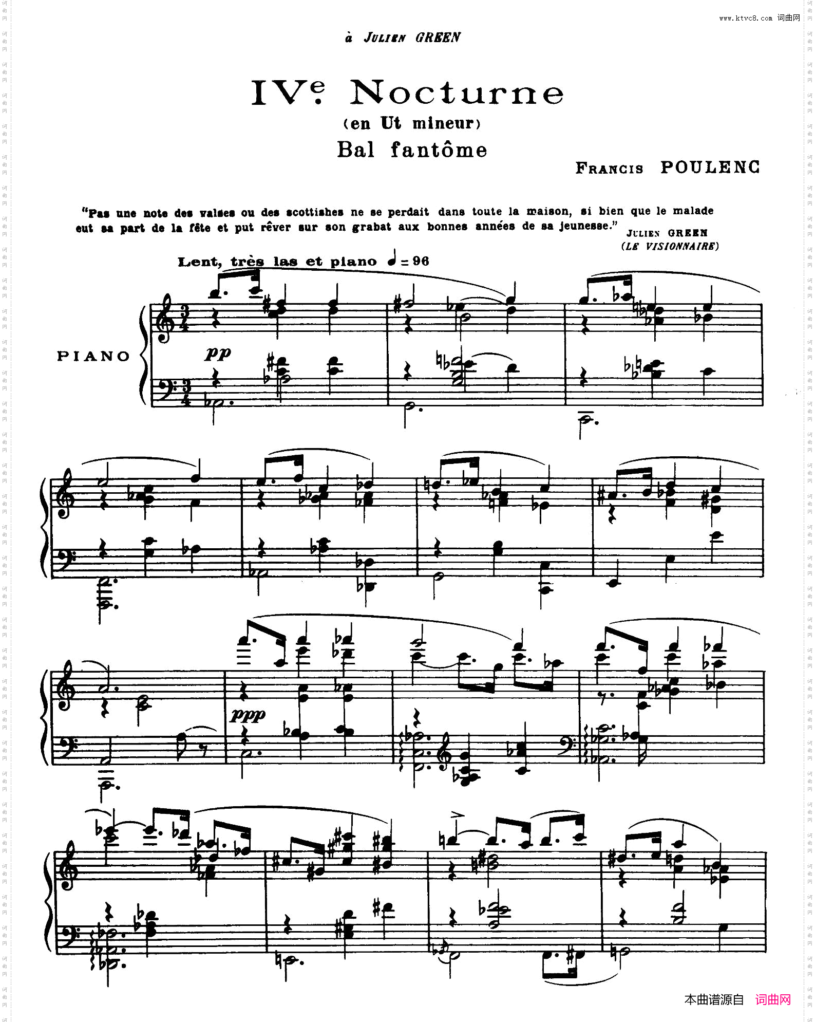 Eight Nocturnes_8首夜曲·Ⅳ