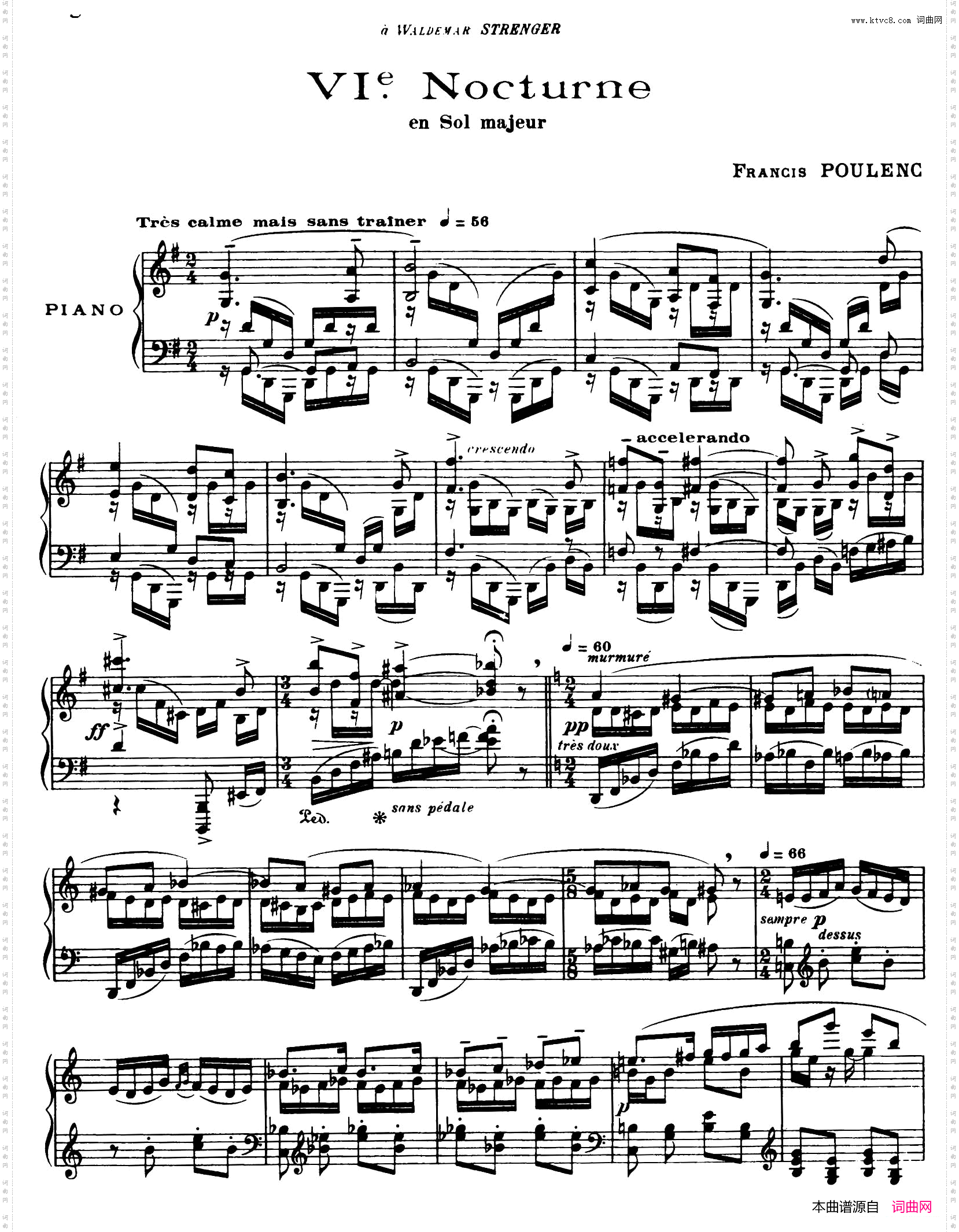 Eight Nocturnes_8首夜曲·Ⅵ