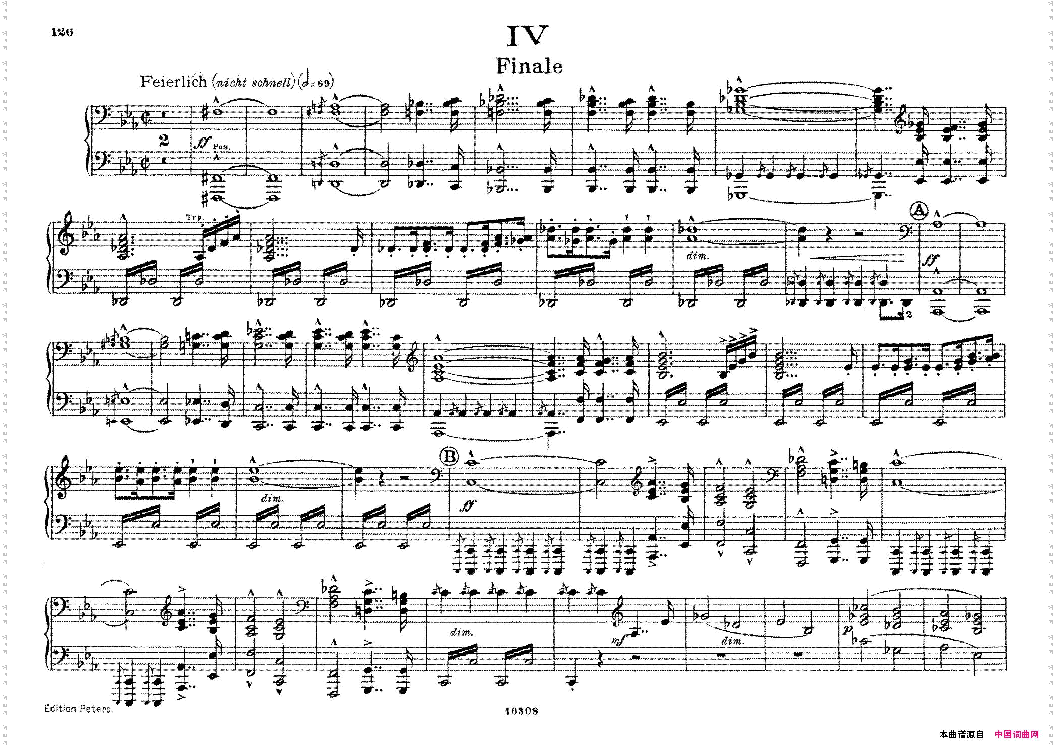 SymphonyNo.8incMinor-4Handsc小调第八交响曲·第四乐章·四手联弹_Symphony No.8 in c Minor- 4 Handsc小调第八交响曲·第四乐章·四手联弹