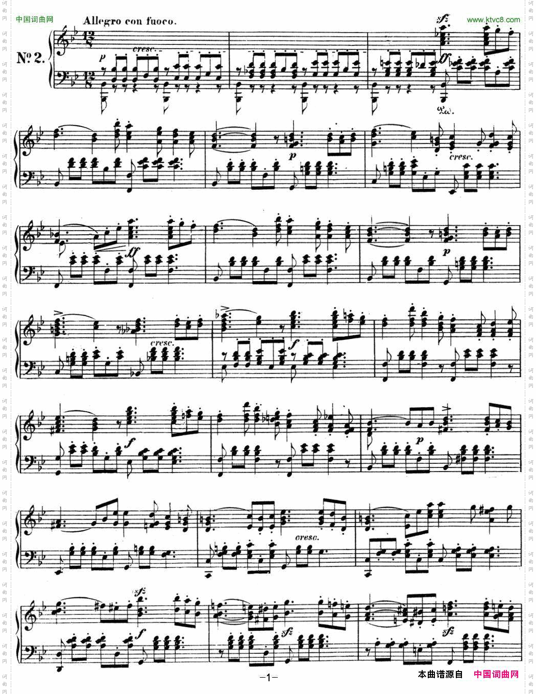 门德尔松无词歌Op.62NO.2