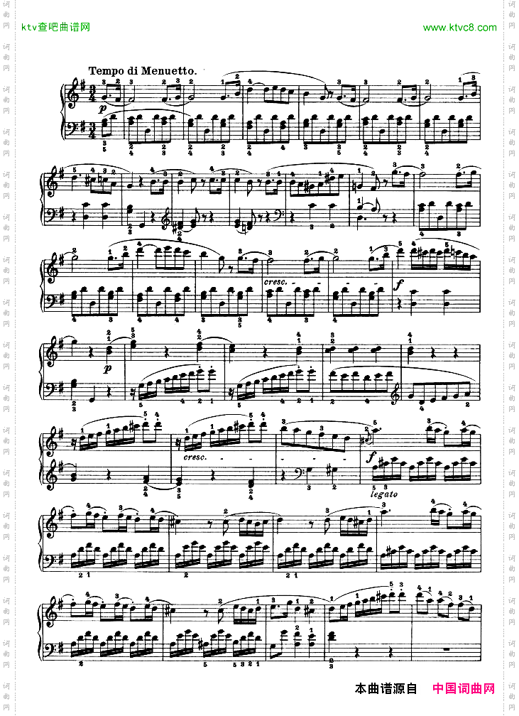 第二十钢琴奏鸣曲-Op.49No.2