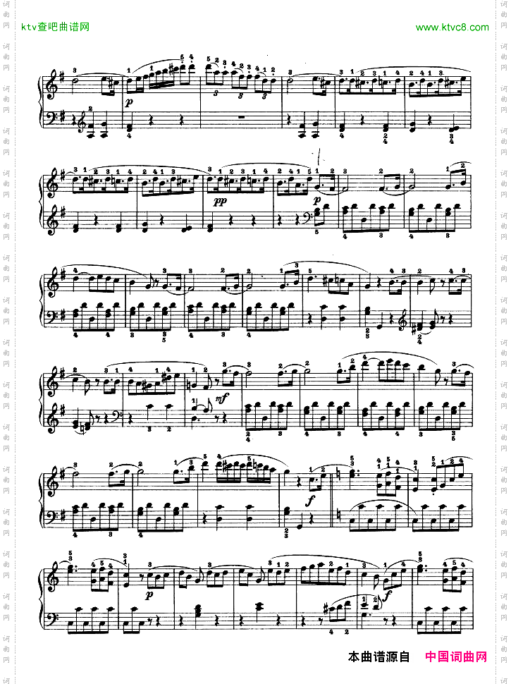 第二十钢琴奏鸣曲-Op.49No.2