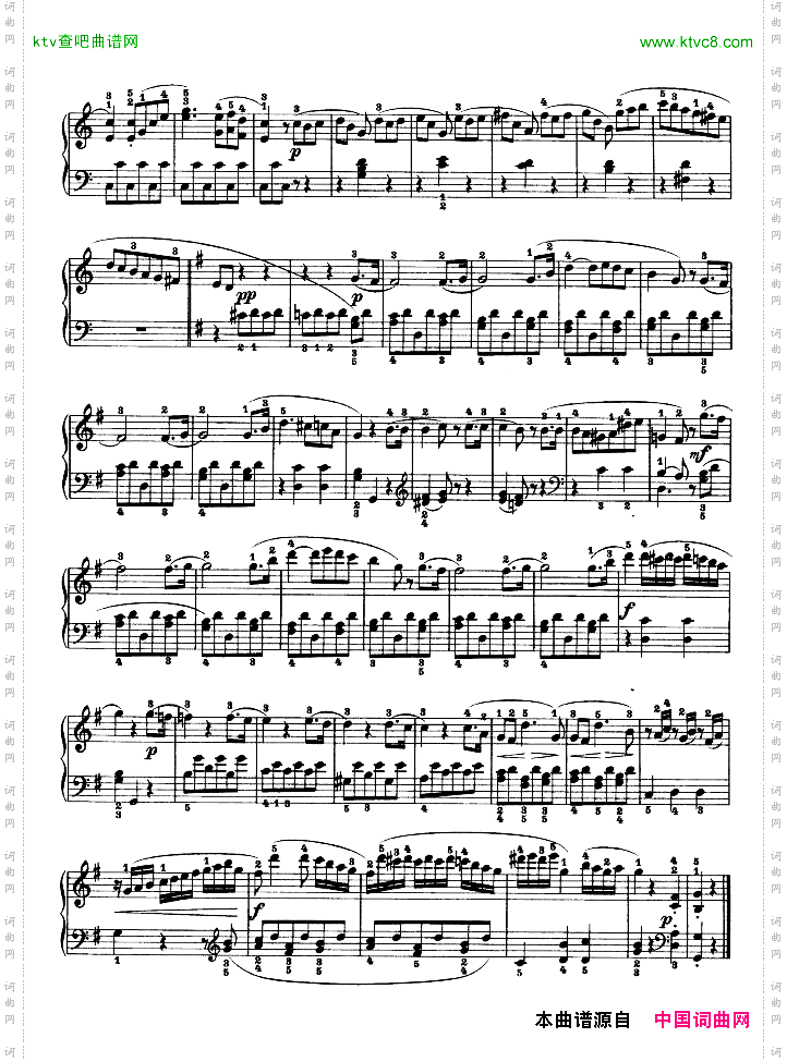第二十钢琴奏鸣曲-Op.49No.2