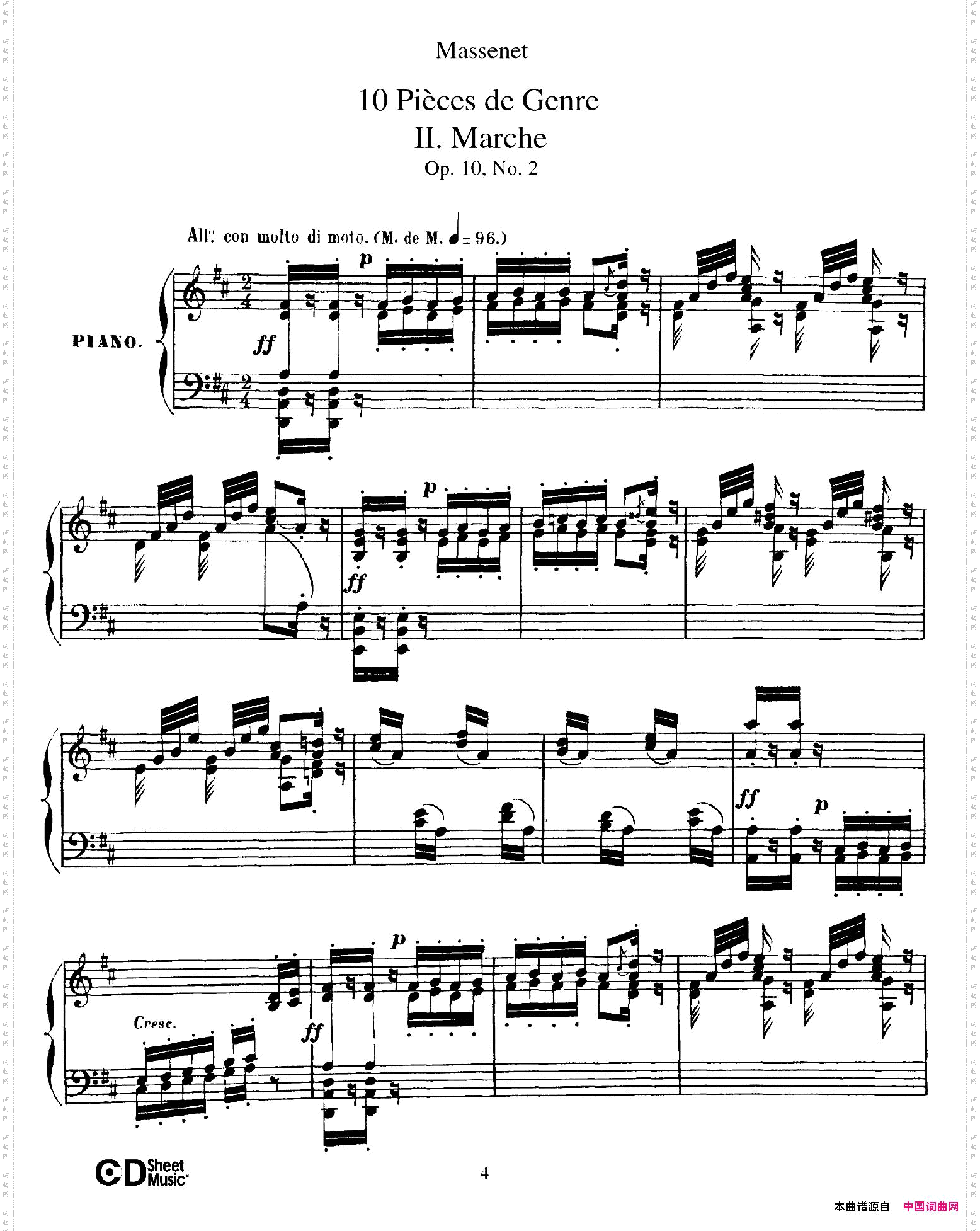 DixPiècesdeGenreOp.1010首个性小品·Ⅱ_Dix Pièces de Genre Op.1010首个性小品·Ⅱ