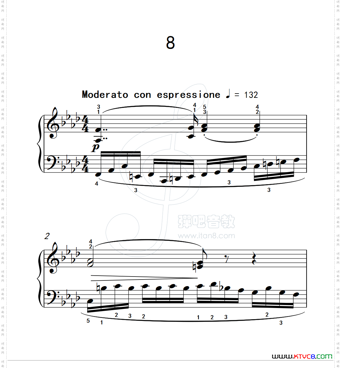 练习曲8克拉莫钢琴练习曲60首_练习曲 8克拉莫钢琴练习曲60首