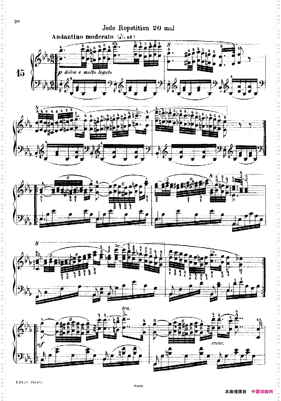 SchooloftheVirtuosoOp.36560首钢琴高级练习曲·15_School of the Virtuoso Op.36560首钢琴高级练习曲·15