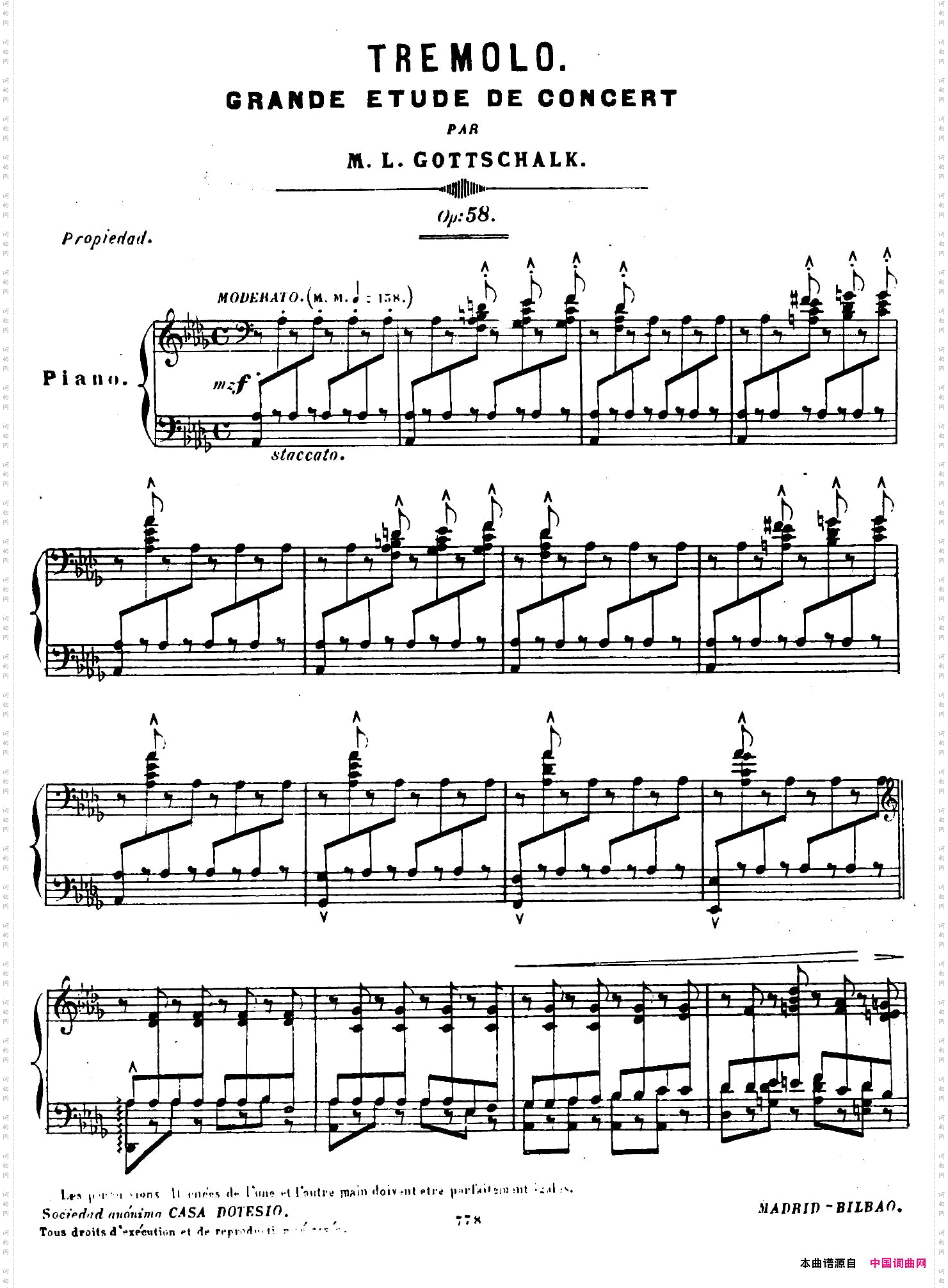 GrandeEtudedeConcertTremoloOp.58音乐会练习曲“震音”_Grande Etude de Concert Tremolo Op.58音乐会练习曲“震音”