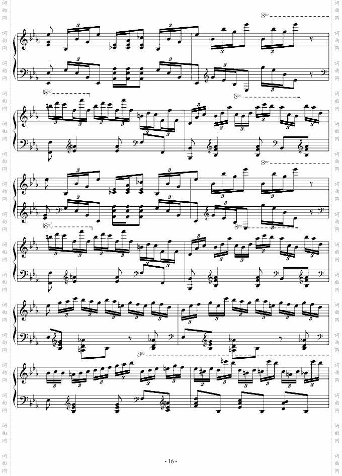 肖邦大波兰舞曲opus22