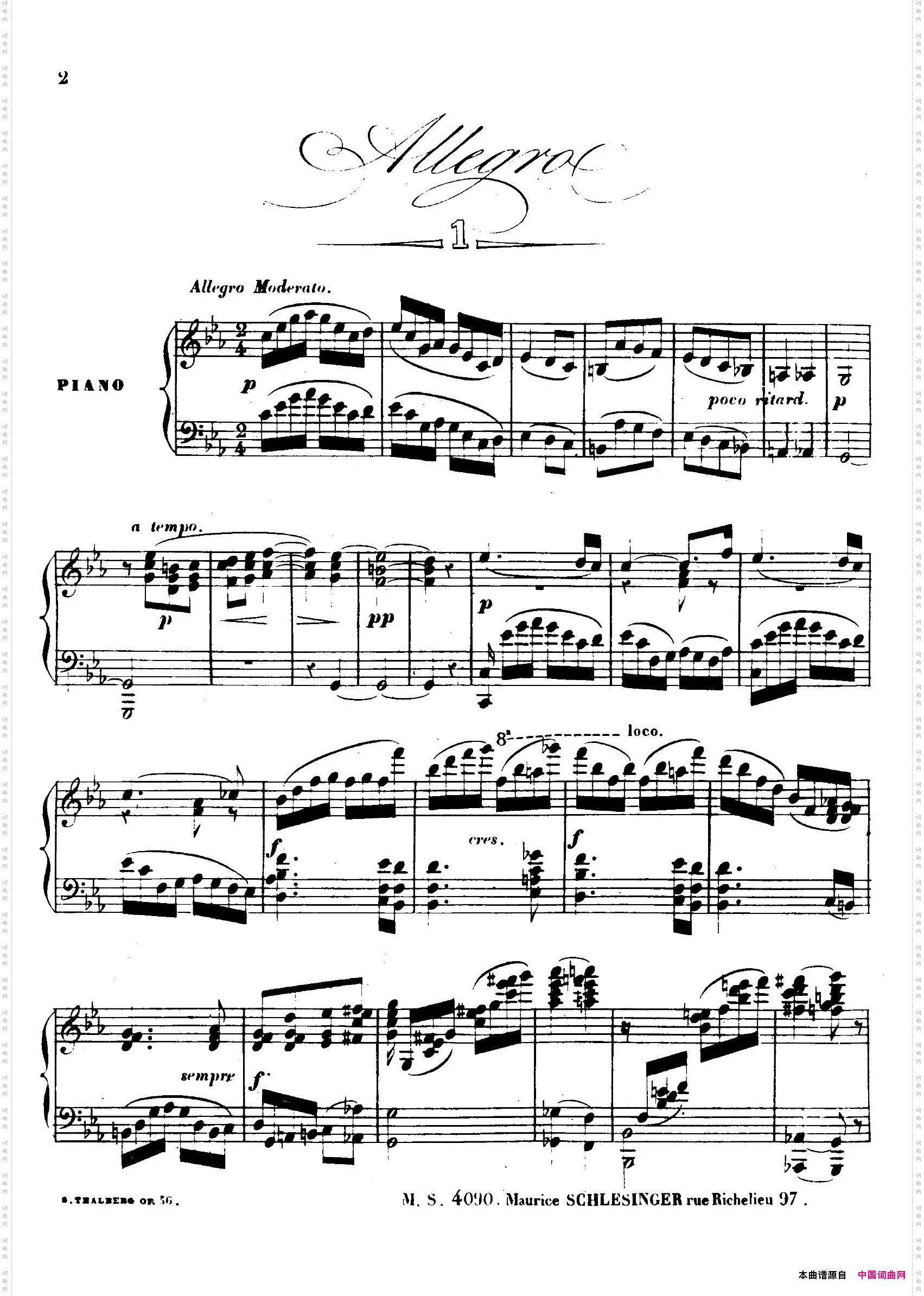 c小调钢琴奏鸣曲_ Piano Sonata in c Minor Op.56