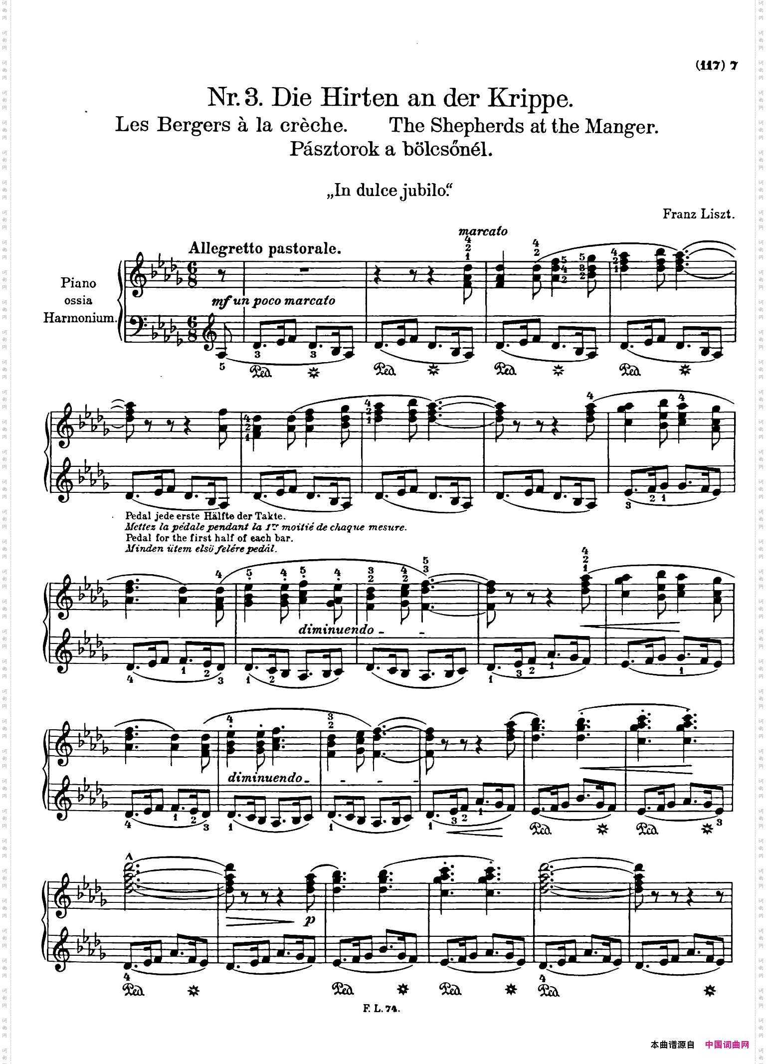 WeihnachtsbaumS.186圣诞树组曲·3_Weihnachtsbaum S.186圣诞树组曲·3