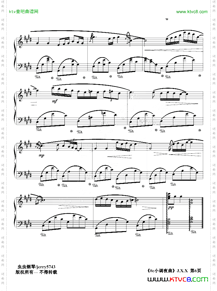 礼赞之#c小调夜曲J.X.1