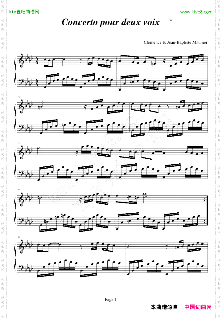 Concertopourdeuxvoix-放牛班的春天