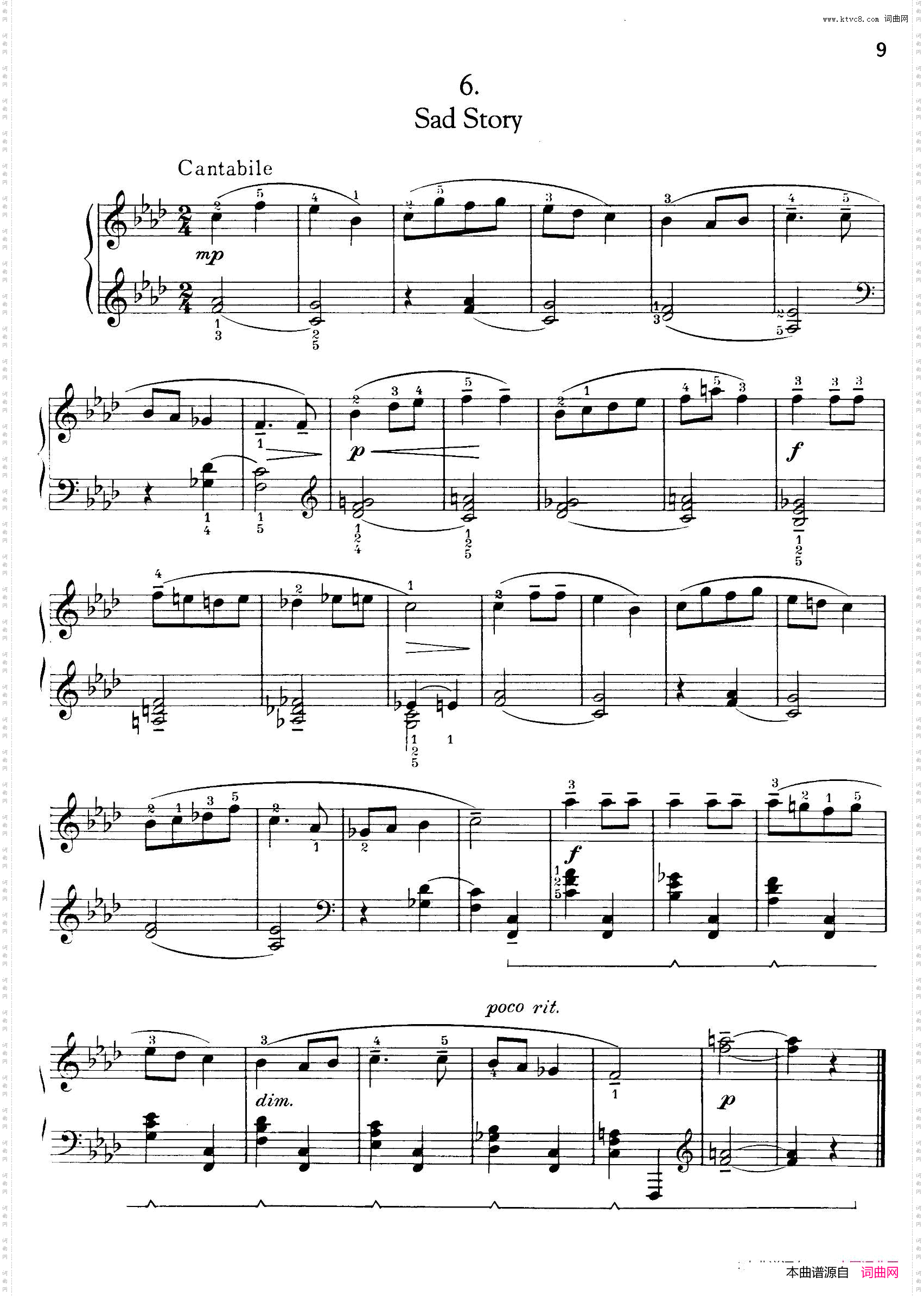 ThirtyPiecesForChildrenOp.2730首儿童钢琴曲6—10_Thirty Pieces For Children Op.2730首儿童钢琴曲 6—10