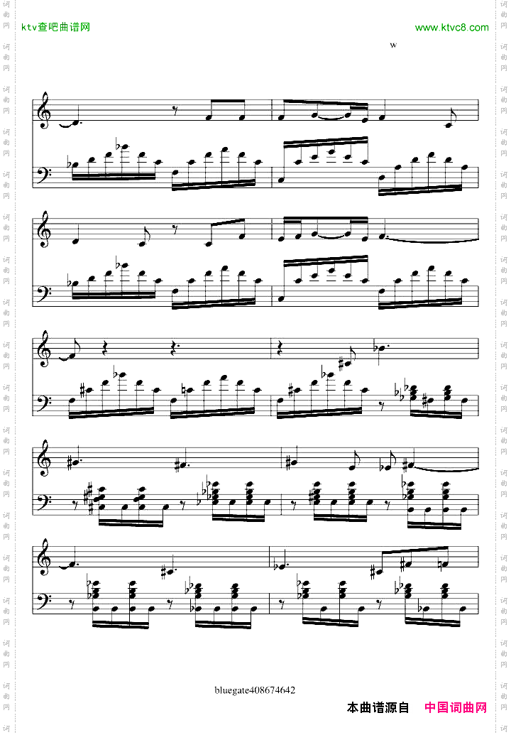 chinarose钢琴版