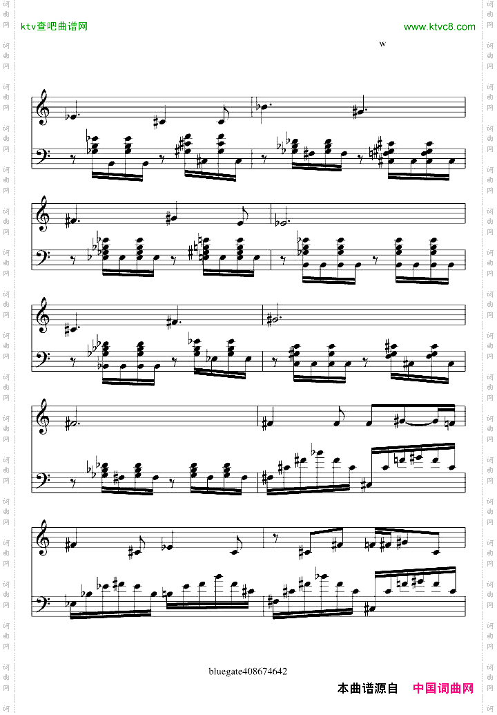 chinarose钢琴版