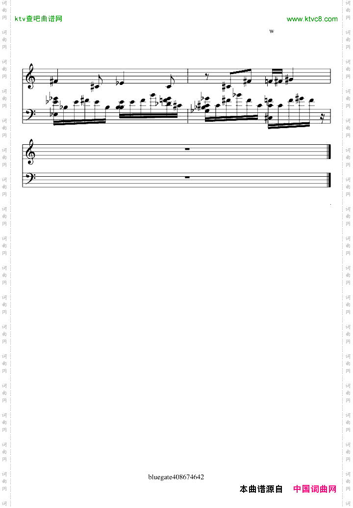 chinarose钢琴版