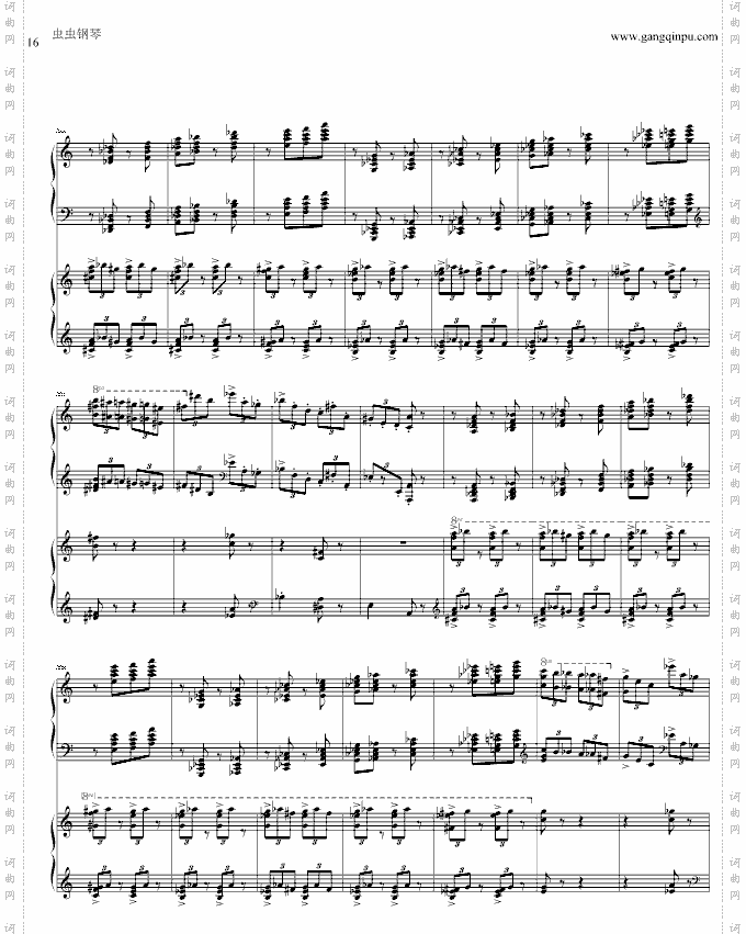 帕格尼尼主题狂想曲-1~10变奏