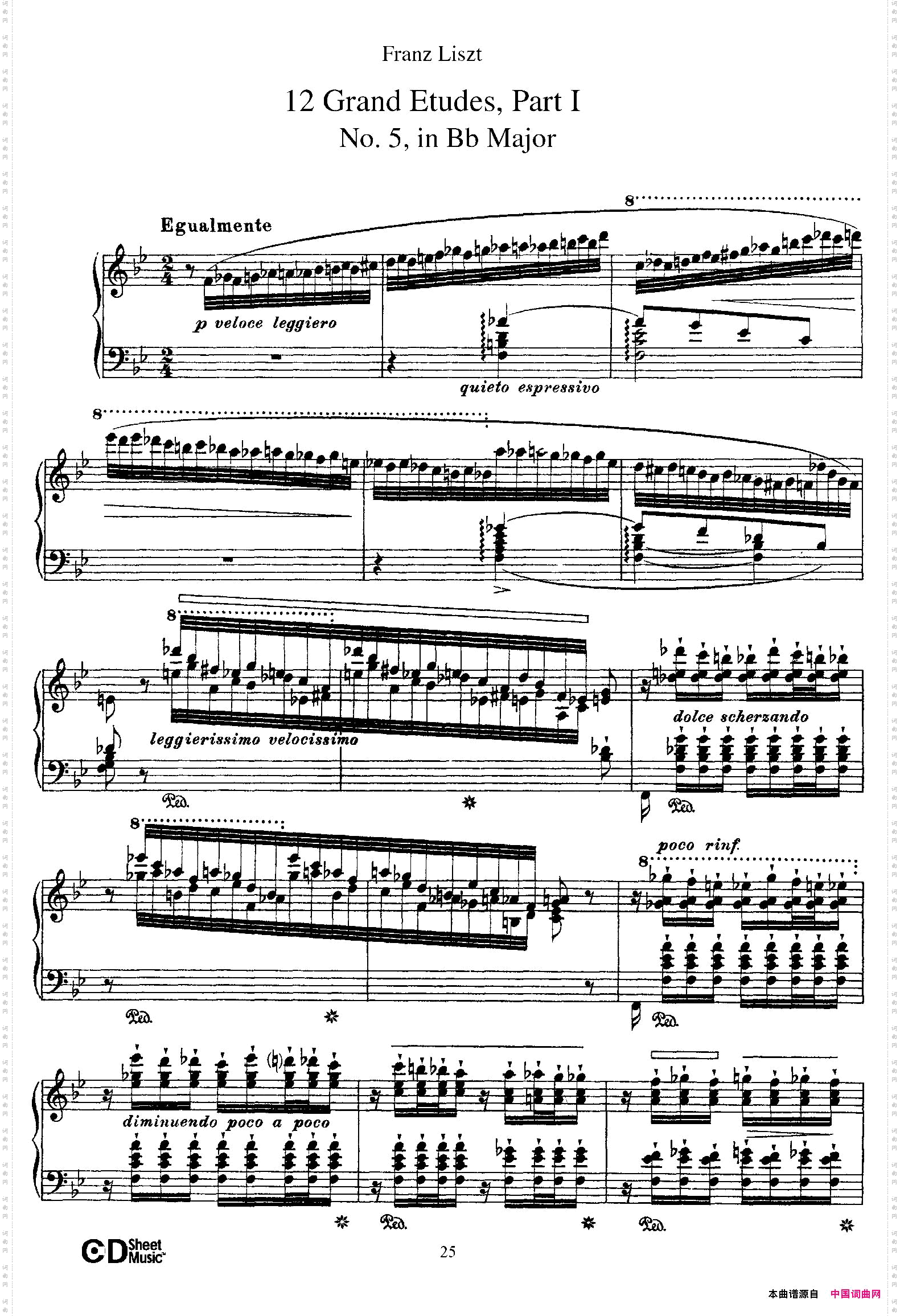 12GrandEtudesS.13712首华丽的练习曲·5_12 Grand Etudes S.13712首华丽的练习曲·5
