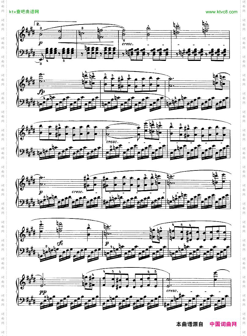 E大调第九钢琴奏鸣曲Op.14No—1