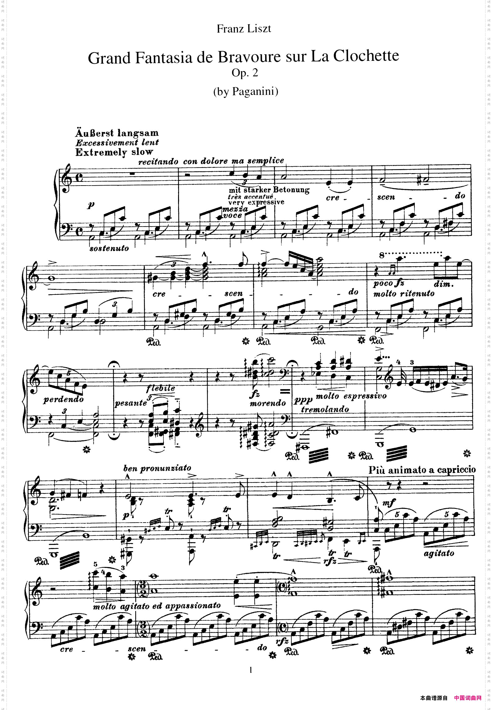 GrandFantasiasurLaClochetteS.420华丽的钟声幻想曲_Grand Fantasia sur La Clochette S.420华丽的钟声幻想曲