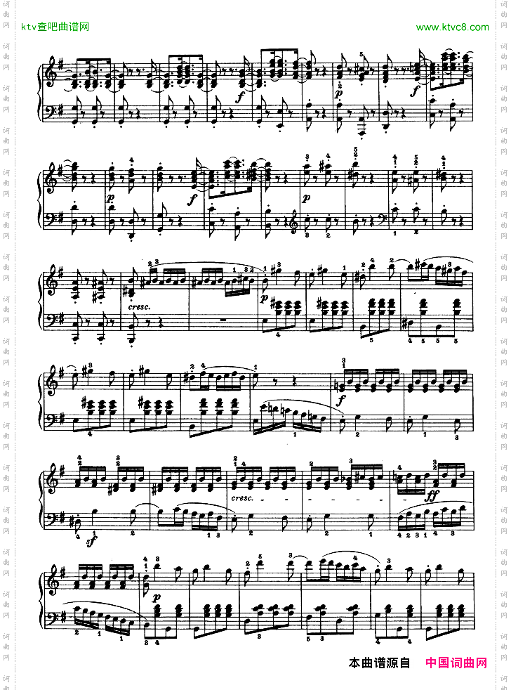 第十六钢琴奏鸣曲-Op.31No.1