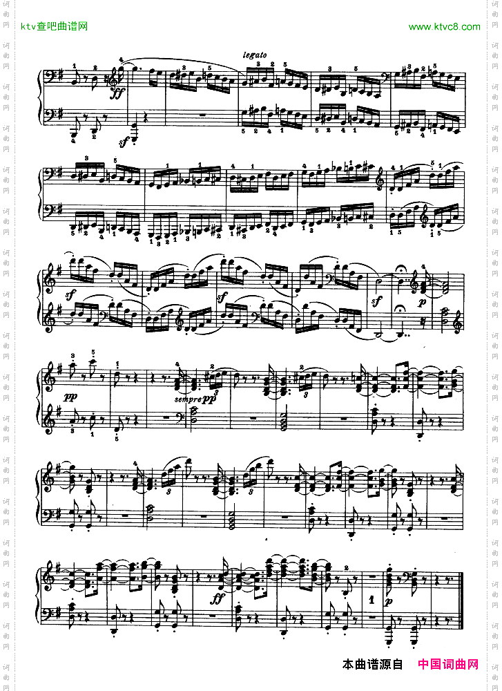 第十六钢琴奏鸣曲-Op.31No.1
