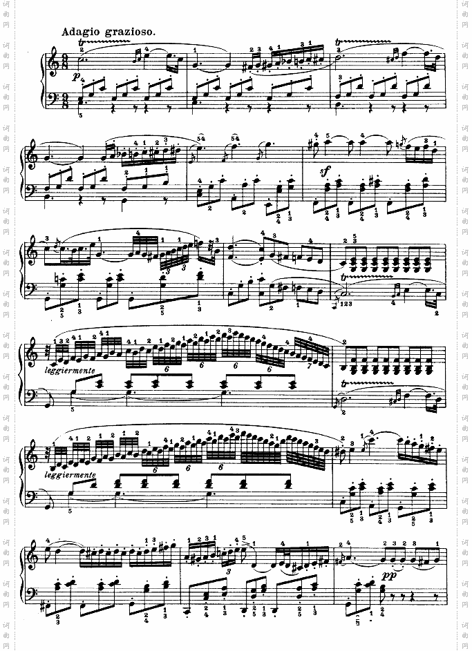 第十六钢琴奏鸣曲-Op.31No.1