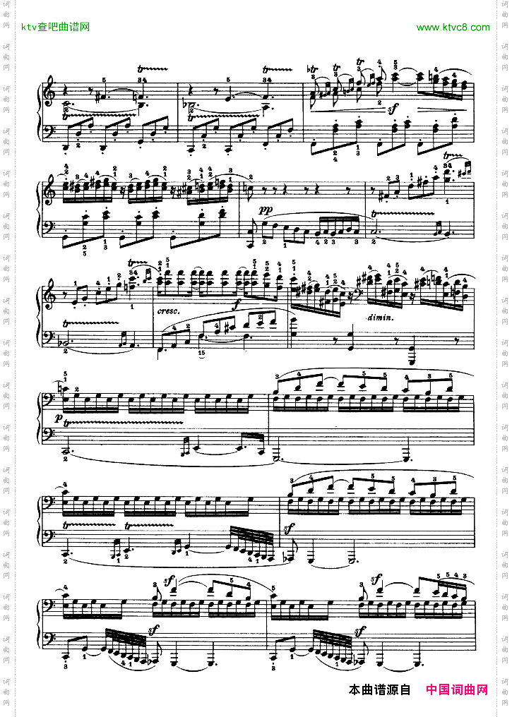 第十六钢琴奏鸣曲-Op.31No.1