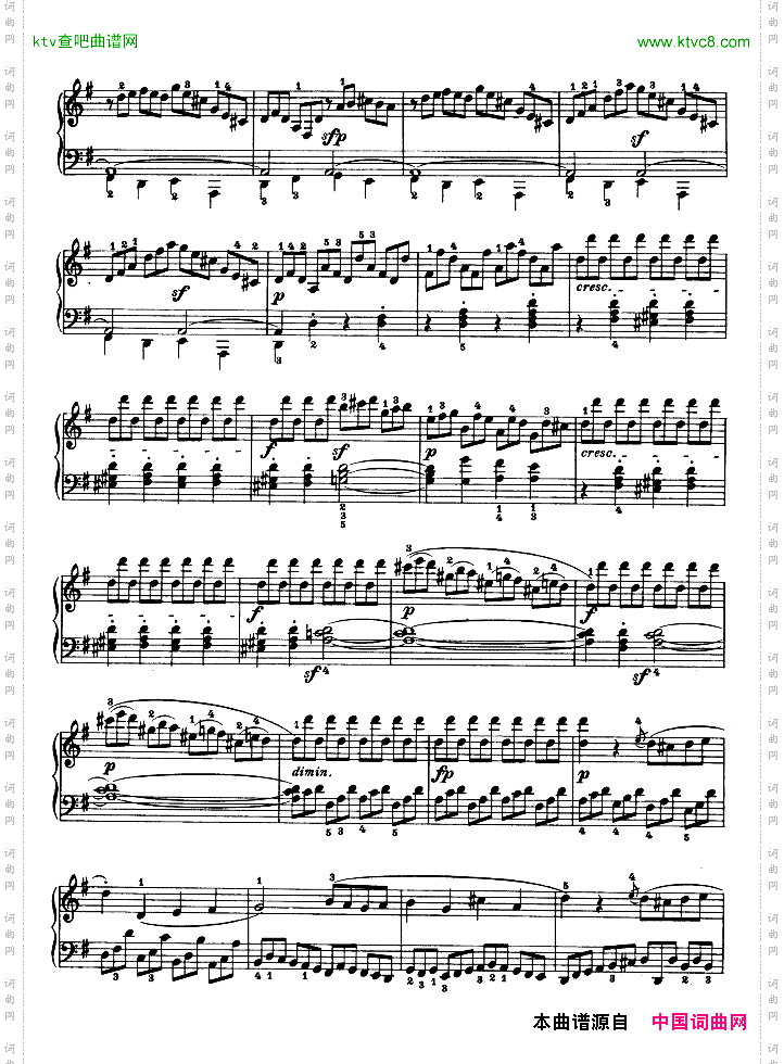 第十六钢琴奏鸣曲-Op.31No.1