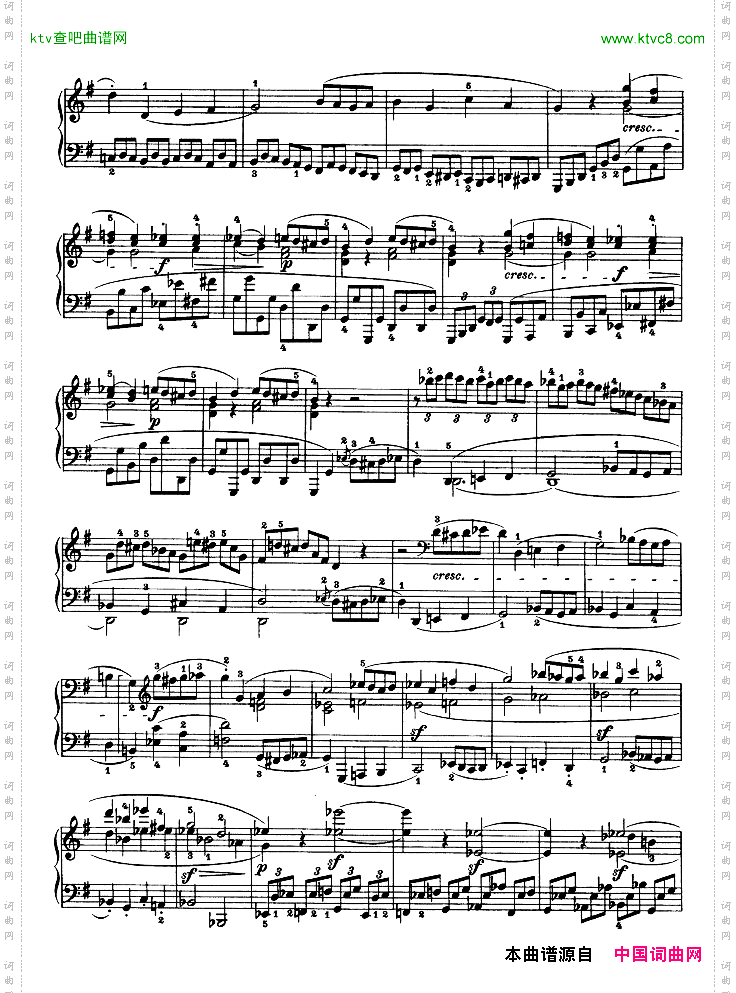 第十六钢琴奏鸣曲-Op.31No.1