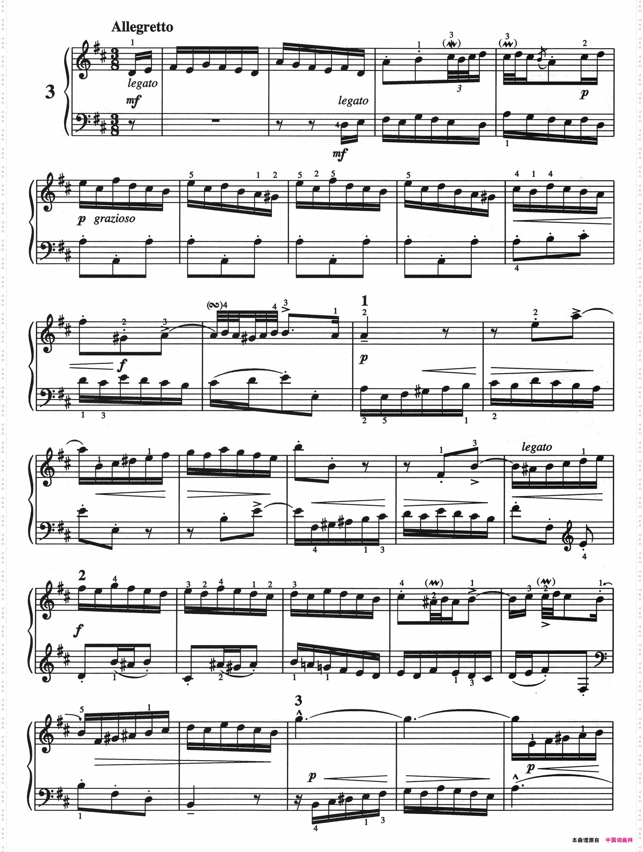 二部创意曲No.3人音2000.10首版_二部创意曲 No.3人音2000.10首版