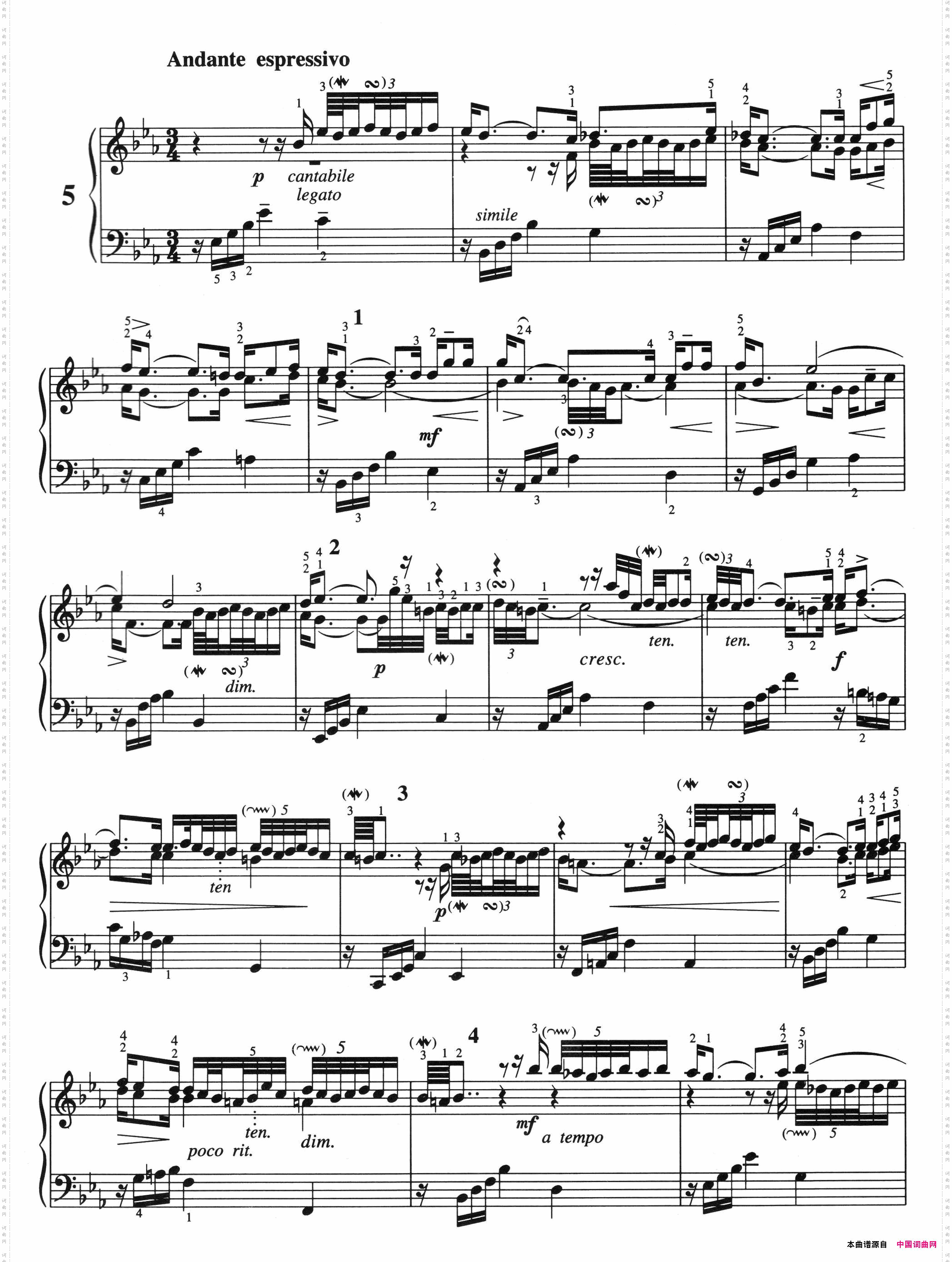 三部创意曲No·5人音2000·10首版_三部创意曲 No·5人音2000·10首版