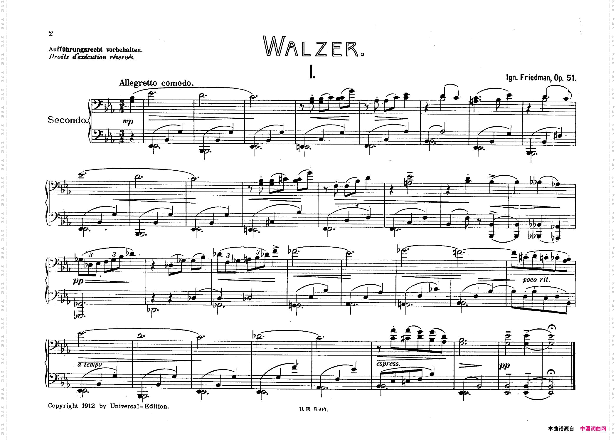 5WaltzesOp.51-4Hands5首圆舞曲-四手联弹_5 Waltzes Op.51-4 Hands5首圆舞曲-四手联弹