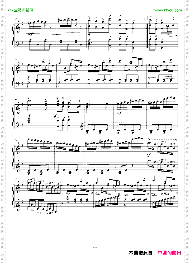 G大调小奏鸣曲第三乐章“回旋曲NO.2