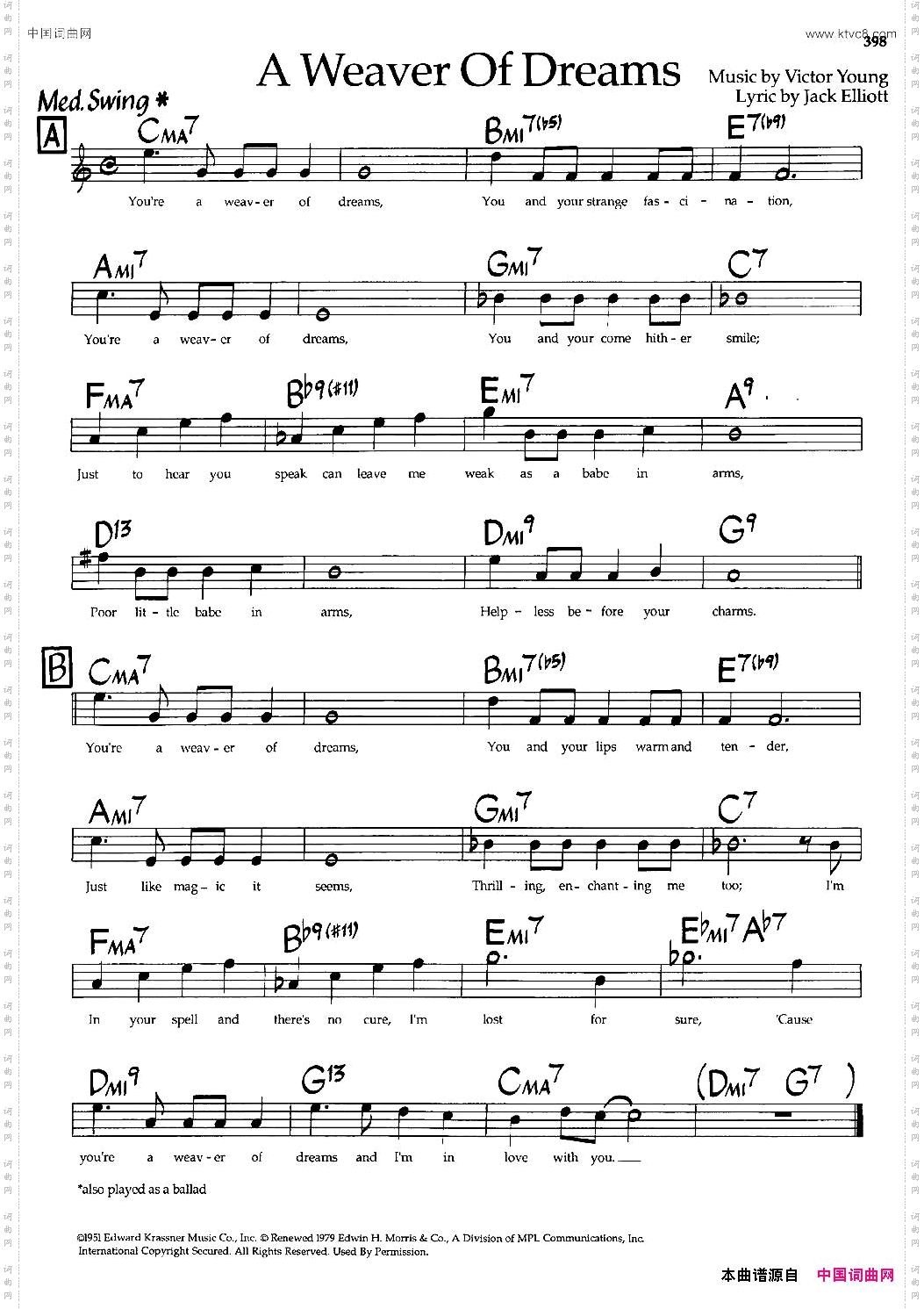 AWeaverOfDreams爵士钢琴曲_A Weaver Of Dreams爵士钢琴曲