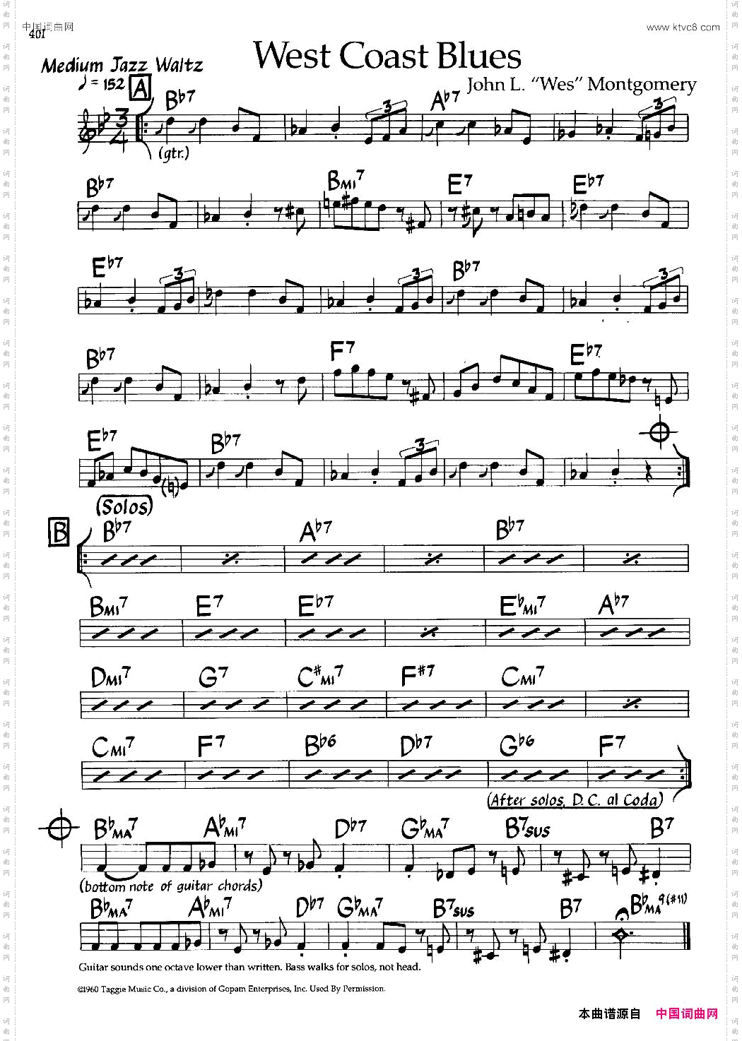 WestCoastBlues爵士钢琴曲_West Coast Blues爵士钢琴曲