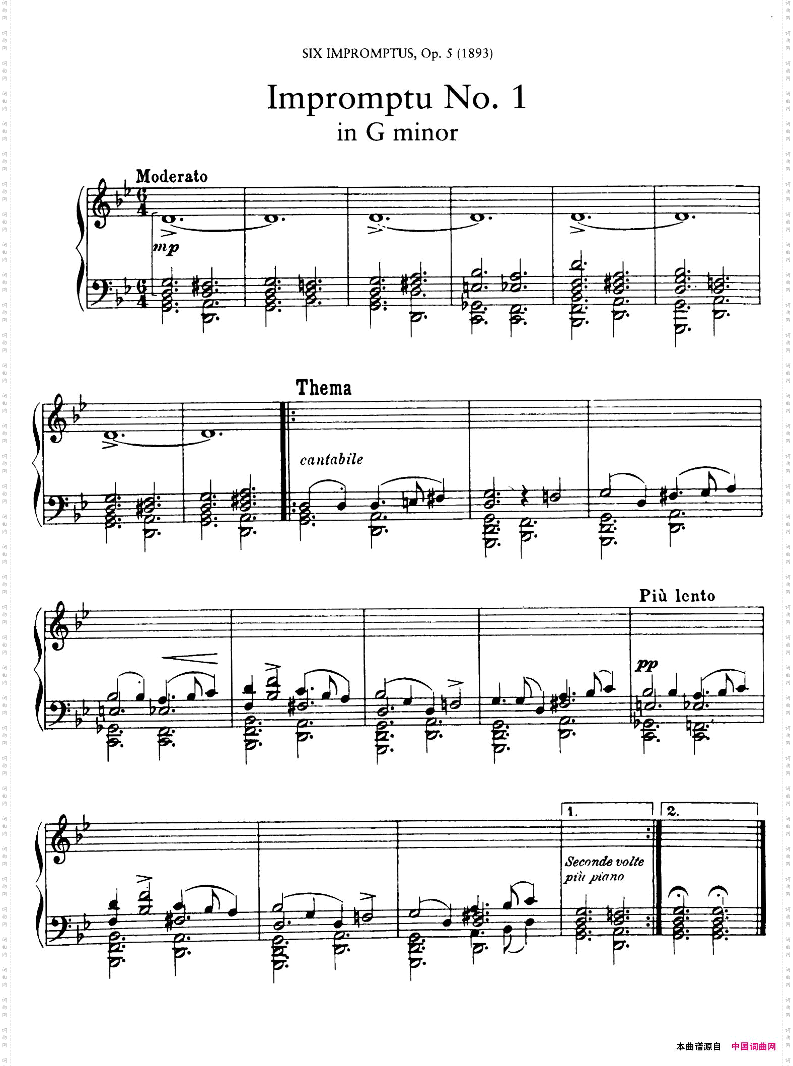 6Impromptus6首即兴曲Op.5No.1_6 Impromptus6首即兴曲 Op.5 No.1